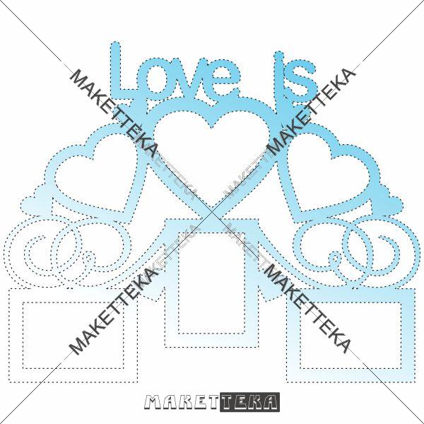 Рамка "Love is"