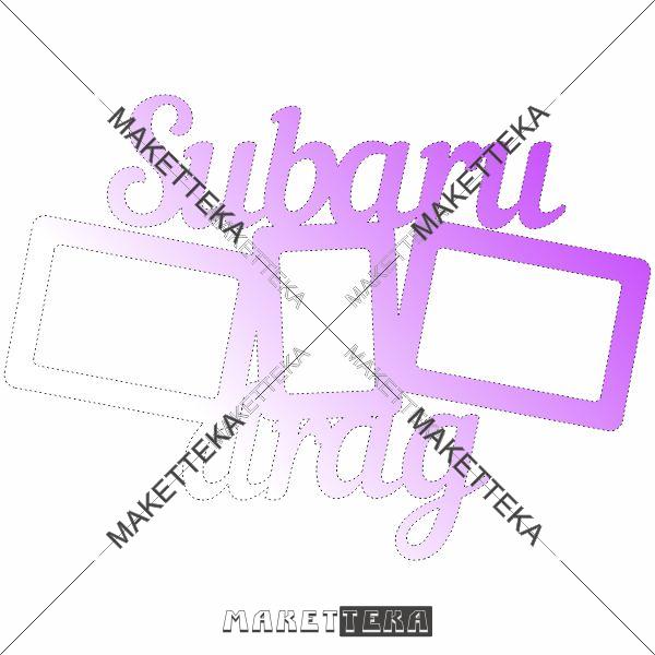 Рамка "Subaru"