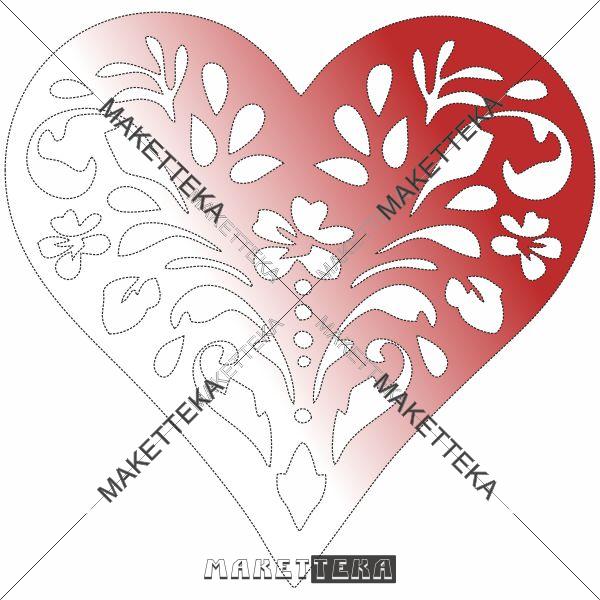 Декор "Сердце" heart
