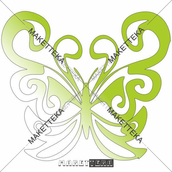 Декор "Бабочка", Decor "Butterfly"
