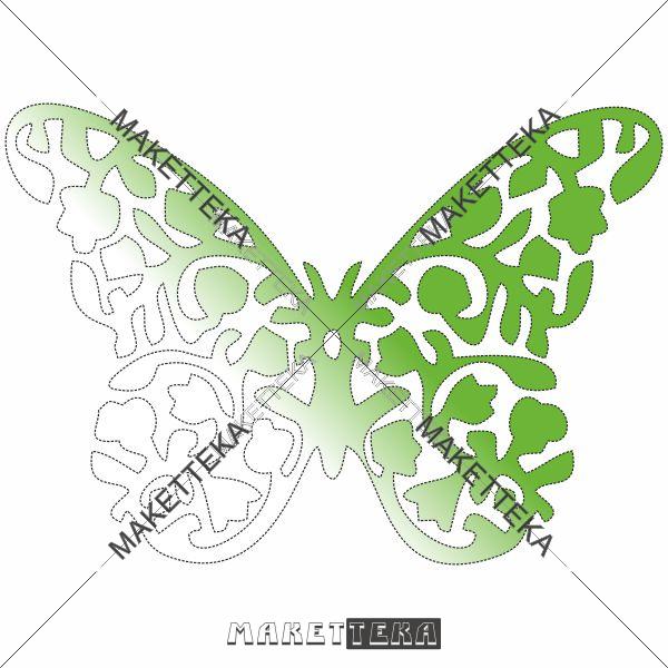 Декор "Бабочка", Decor "Butterfly"