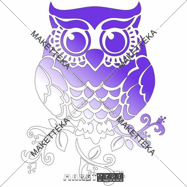 Декор "Сова" owl