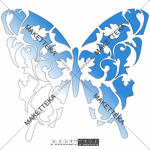 Декор "Бабочка", Decor "Butterfly"