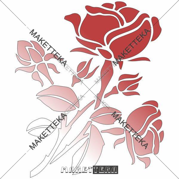 Декор "Цветок Роза" Decor "Flower of the Rose"