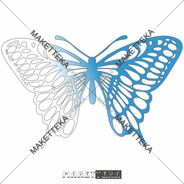 Декор "Бабочка", Decor "Butterfly"
