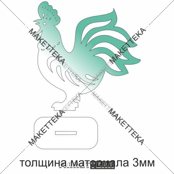 Декор "Петух"