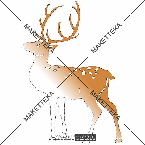 Декор "Олень" Deer