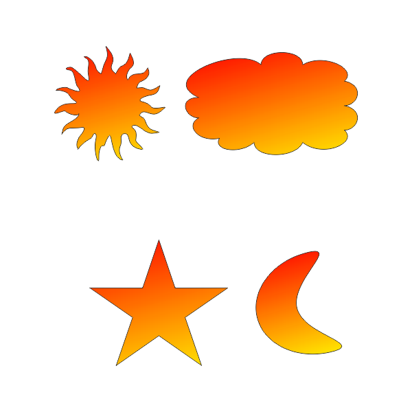 Звезда, тучка, луна, солнце, игрушки, декупаж, Star, cloud, moon, sun, toys, decoupage