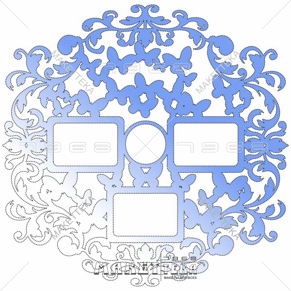 Фоторамка, узоры, бабочка, Photo frame, patterns, butterfly